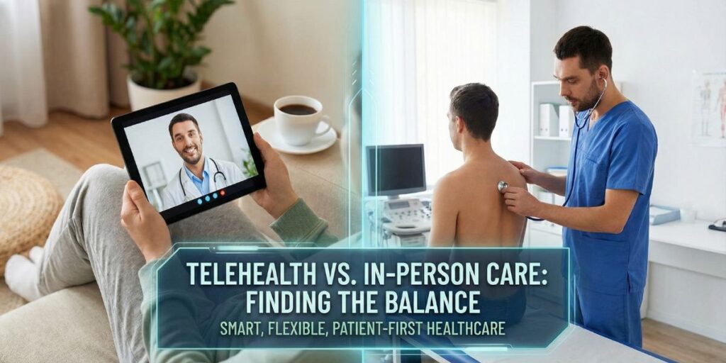 Telehealth vs In-Patient Care